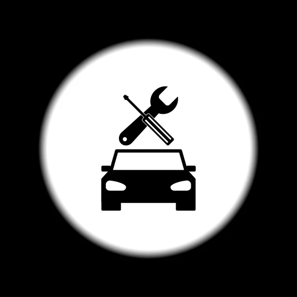 Pictogram auto service — Stockvector