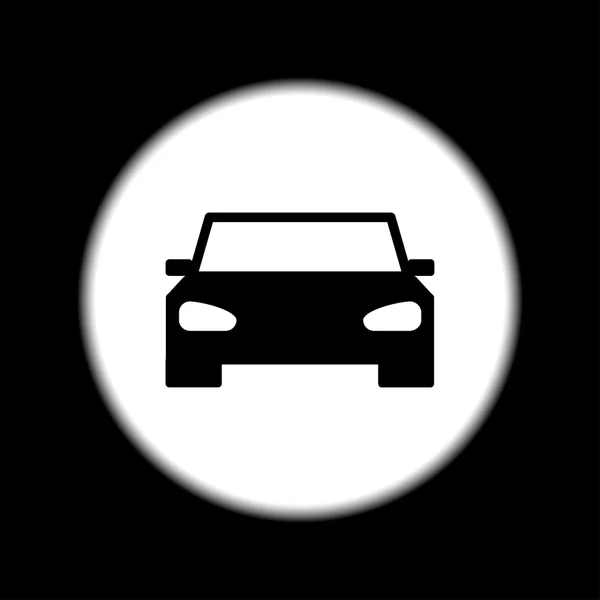 Icono del coche. estilo de diseño plano . — Vector de stock