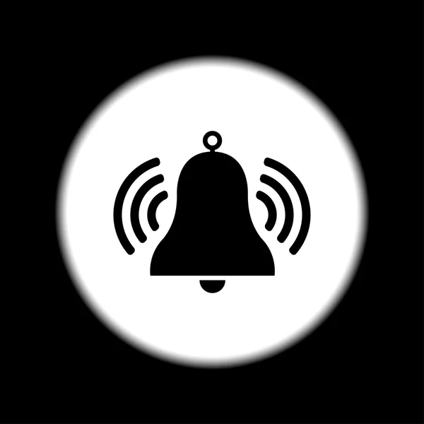 Symbole d'icône de cloche vectorielle — Image vectorielle