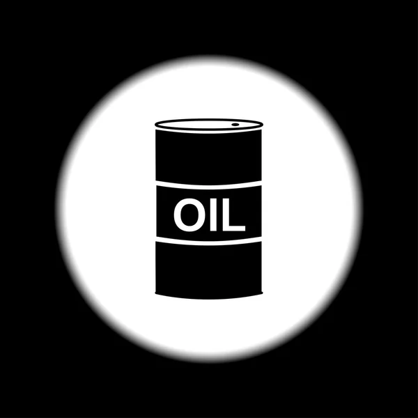Vektör simge varil petrol — Stok Vektör