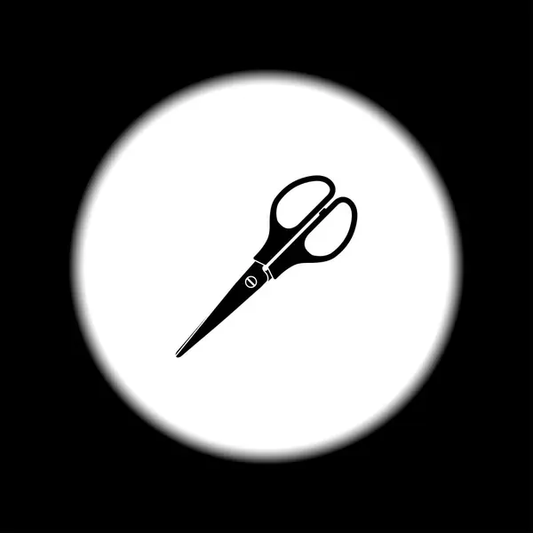 Scissors icon. Flat design style. — Stock Vector