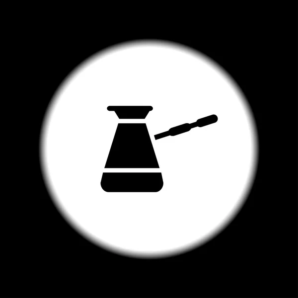 O ícone turco. Símbolo do café. Ilustração vetorial plana — Vetor de Stock
