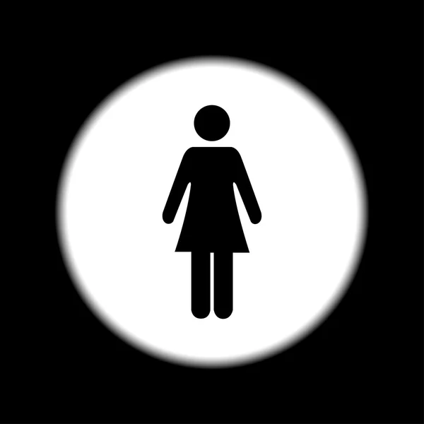 Žena - vektorové ikony — Stockový vektor