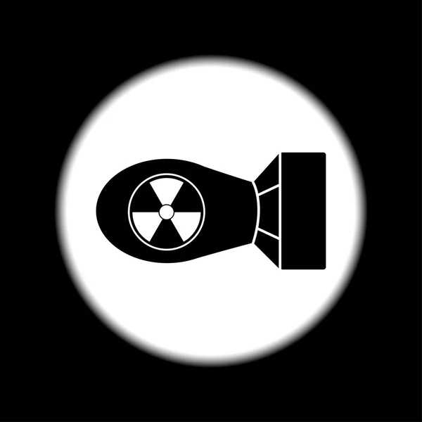 The atomic bomb — Stock Vector