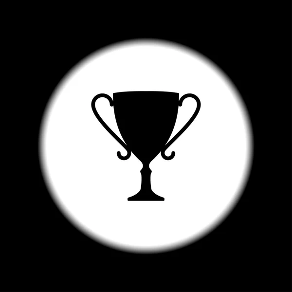 Vectorkampioenen cup icoon — Stockvector