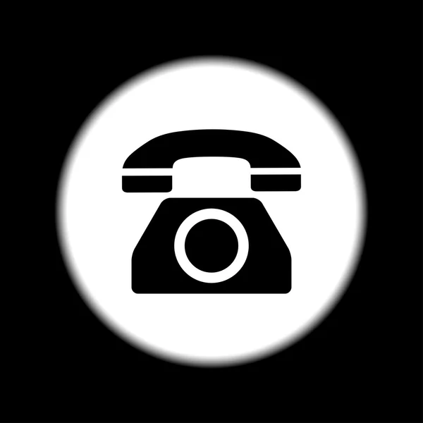 Icono vectorial de un teléfono — Vector de stock