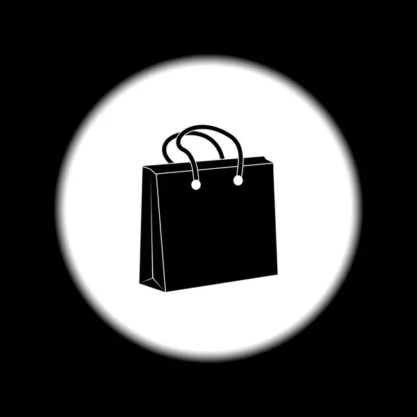 Icono de bolsa de compras — Vector de stock