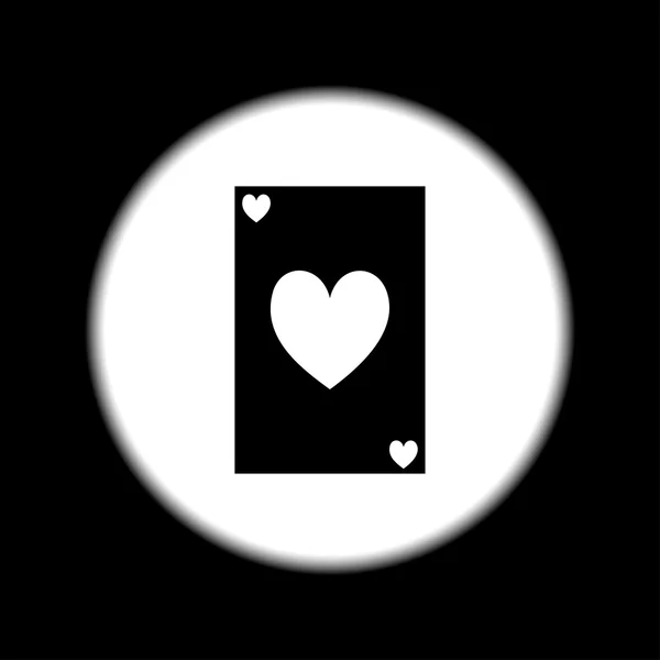 Ensemble de symboles d'icône de costume de carte à jouer vectoriel . — Image vectorielle