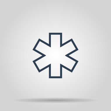 tıbbi simge vektör