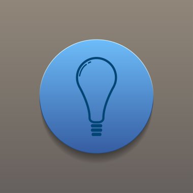 vektör ampul simgesi