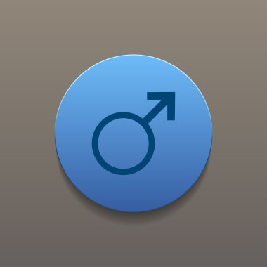 erkek işareti simgesi. 