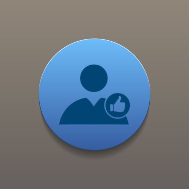 Kullanıcı simge vektör gibi