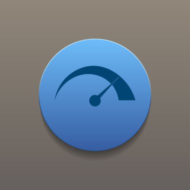 vektör hız göstergesi simgesi