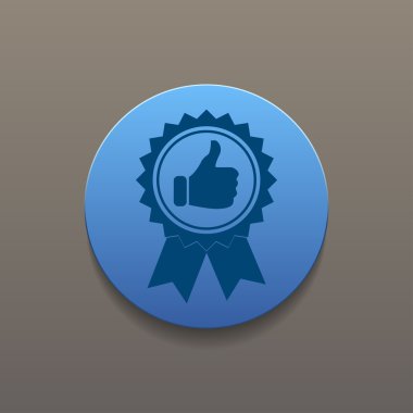 vektör madalyon simgesi