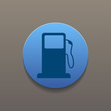 benzin pompa meme işareti. benzin istasyonu simgesi. 