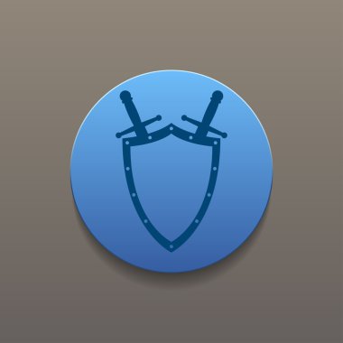 kılıç ve kalkan simgesi