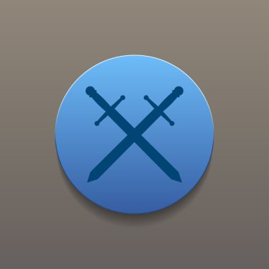 kılıç simge vektör güzel