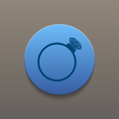 Yüzük vektör simgesi