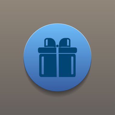 vektör hediye kutusu simgesi