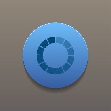 Vektör dairesel yükleme simgesi