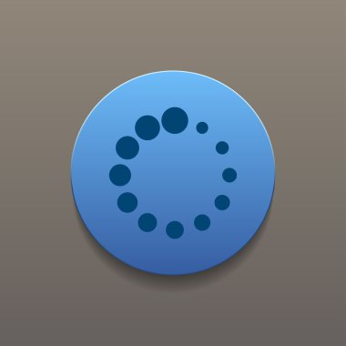 Vektör dairesel yükleme simgesi