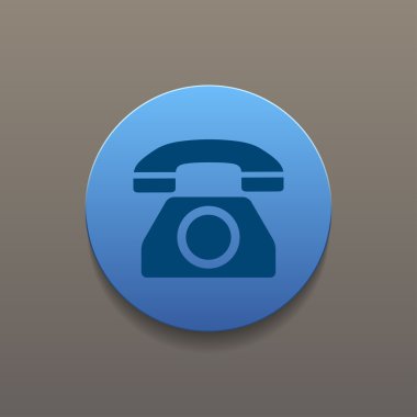 Bir telefon vektör simgesi