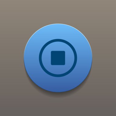 parlak çoklu ortam simgesini dur