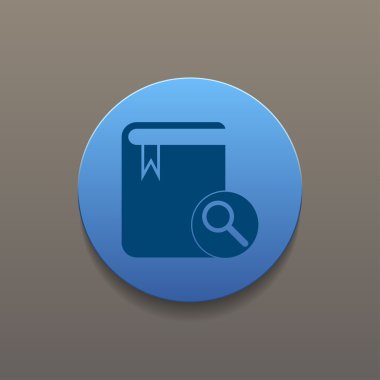 Kitap ikonu. düz tasarım biçimi 