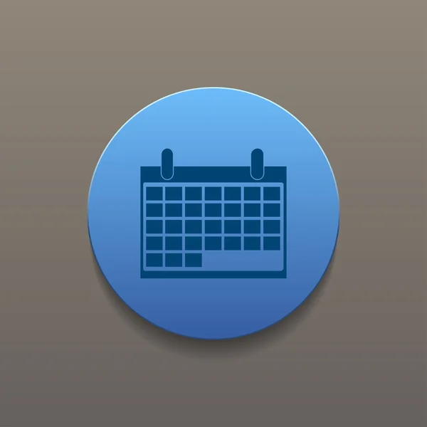 Календарь - векторный значок — стоковый вектор