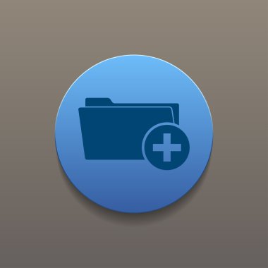 Klasör simgesini ekleyin. Vektör Eps 10