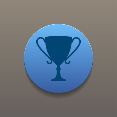 vektör şampiyonları kupa simgesi