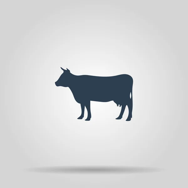 Vecteur icône vache — Image vectorielle