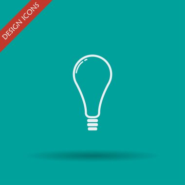 vektör ampul simgesi
