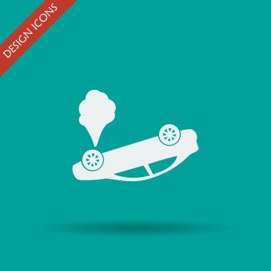 Araba kazası kavramı.