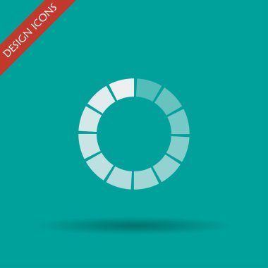 Vektör dairesel yükleme simgesi