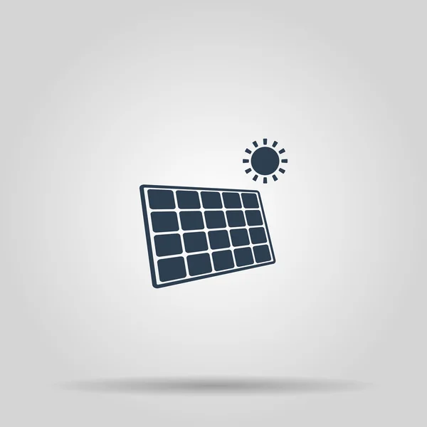 Energii słonecznej panelu. Nowocześnie urządzony. — Wektor stockowy