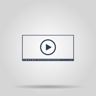 Web için düz temiz video oynatıcı