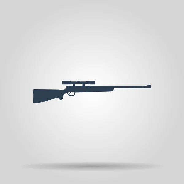Keskin nişancı tüfeği simgesi. Vektör konsept illüstrasyon tasarımı için. — Stok Vektör