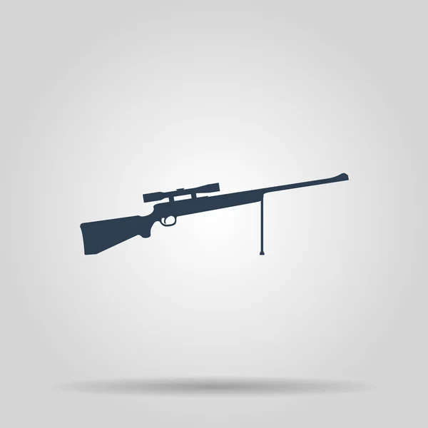 Sniper Rifle icon. Vector concept illustration for design. — Stock Vector