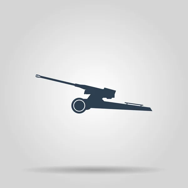 Artillery icon. Vector concept illustration for design — Stock Vector
