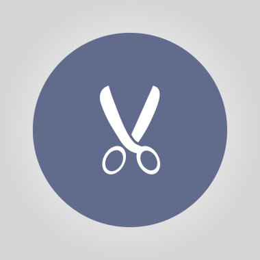 kutsal kişilerin resmi, vektör çizim makas. düz tasarım stili