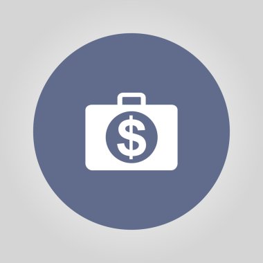 Finans simgesi. Düz tasarım stili.