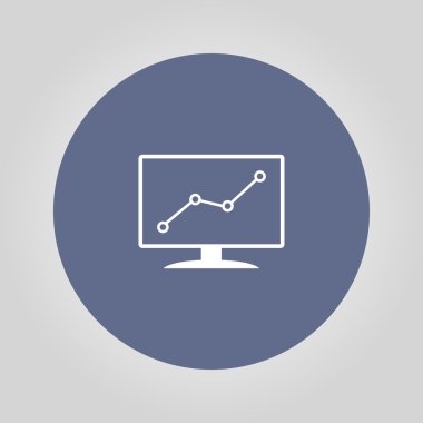 bilgisayar monitörleri ile farklı grafikler,