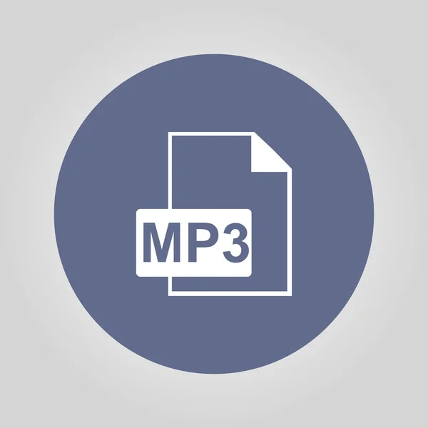 Mp3 file icon — Stock Vector