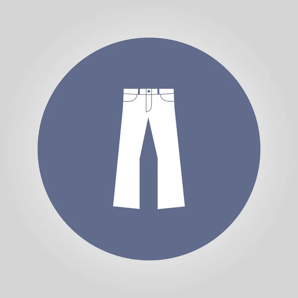 Pants icon. Flat design style. — Stock Vector