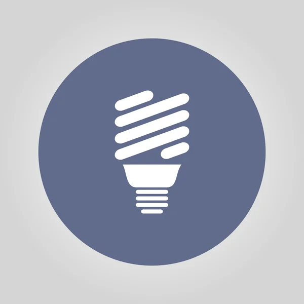 Vektor Energiesparleuchtstofflampen Symbol — Stockvektor