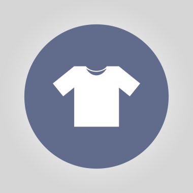 Tshirt Icon Icon, vektör çizim.