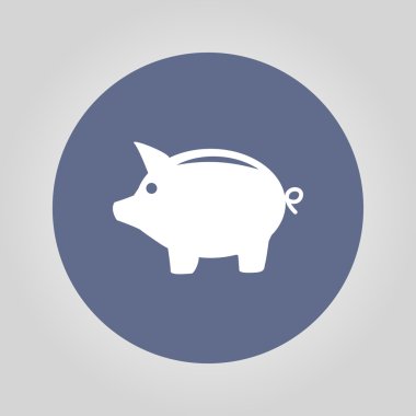 vektör kumbara simgesi