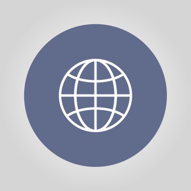 Dünya küre simgesi, sembol simge