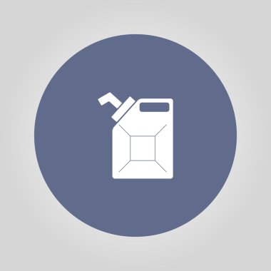 bidon petrol vektör simgesi